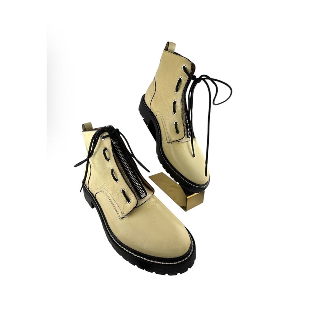 NWB rag & bone Cannon Boot in Antique White Size 8.5
